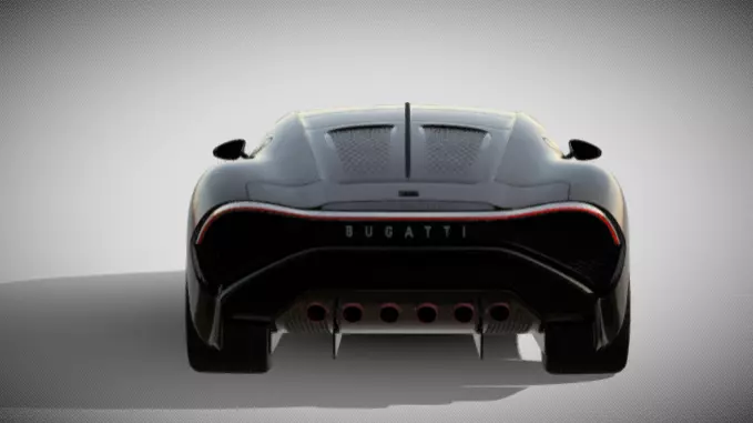 Bugatti la voiture noire 3D model_0