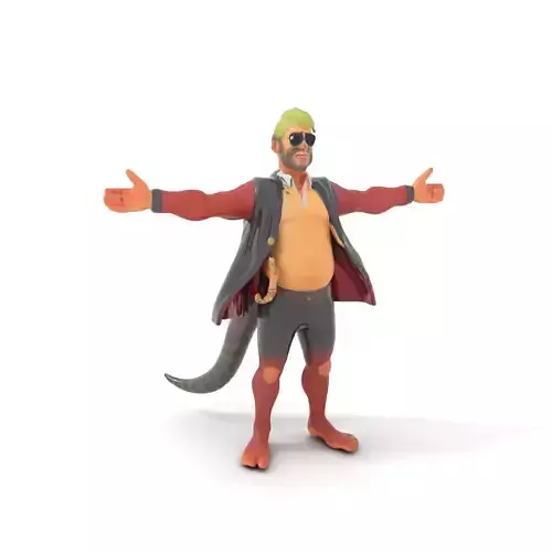 Stylish Anthropomorphic Character Model Pack Low-poly 3D model Stylish Anthropomorphic Character Model Pack Low-poly 3D model