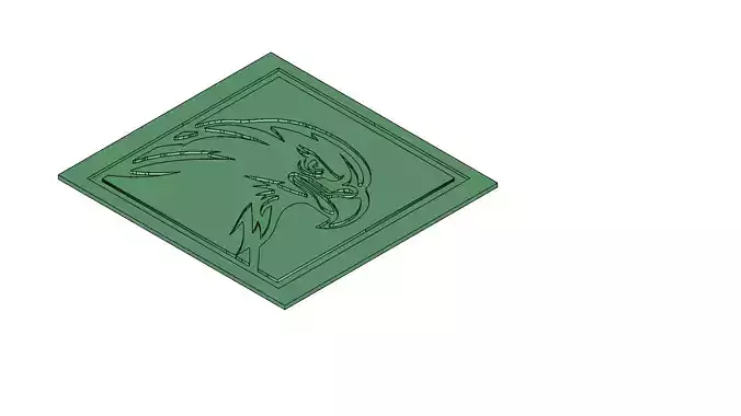 Majestic Eagle Head Wall Art Mold for Casting