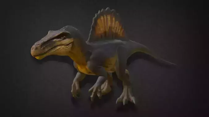 Realistic Spinosaurus Model 3D model