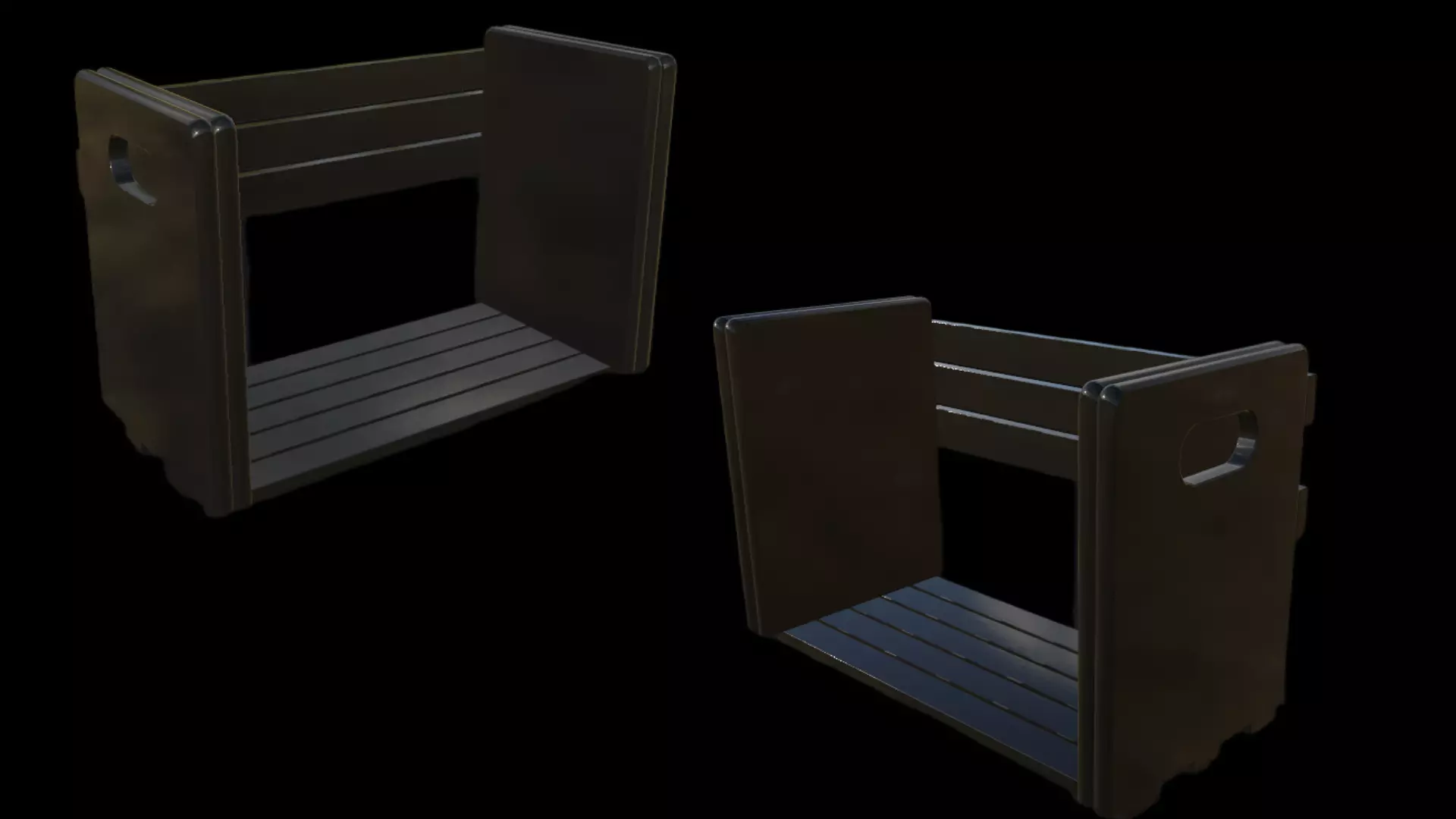 cabinet Low-poly 3D model