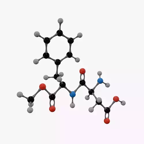 Aspartame Molecule