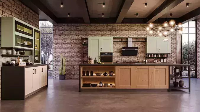 Modern Kitchen  3D model