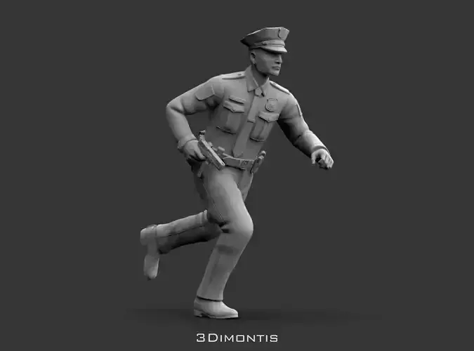 POLICE USA BANDITS ARREST 3D print model