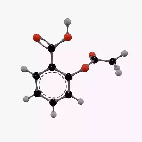 Aspirin Molecule