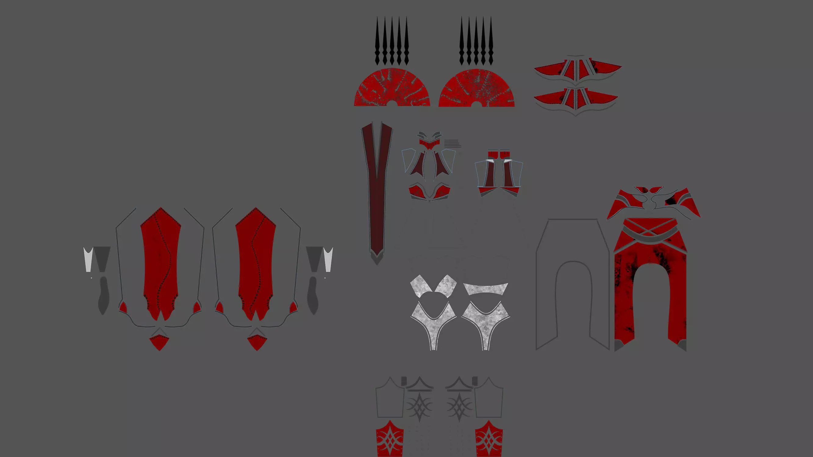 Female Outfit 3D model_6