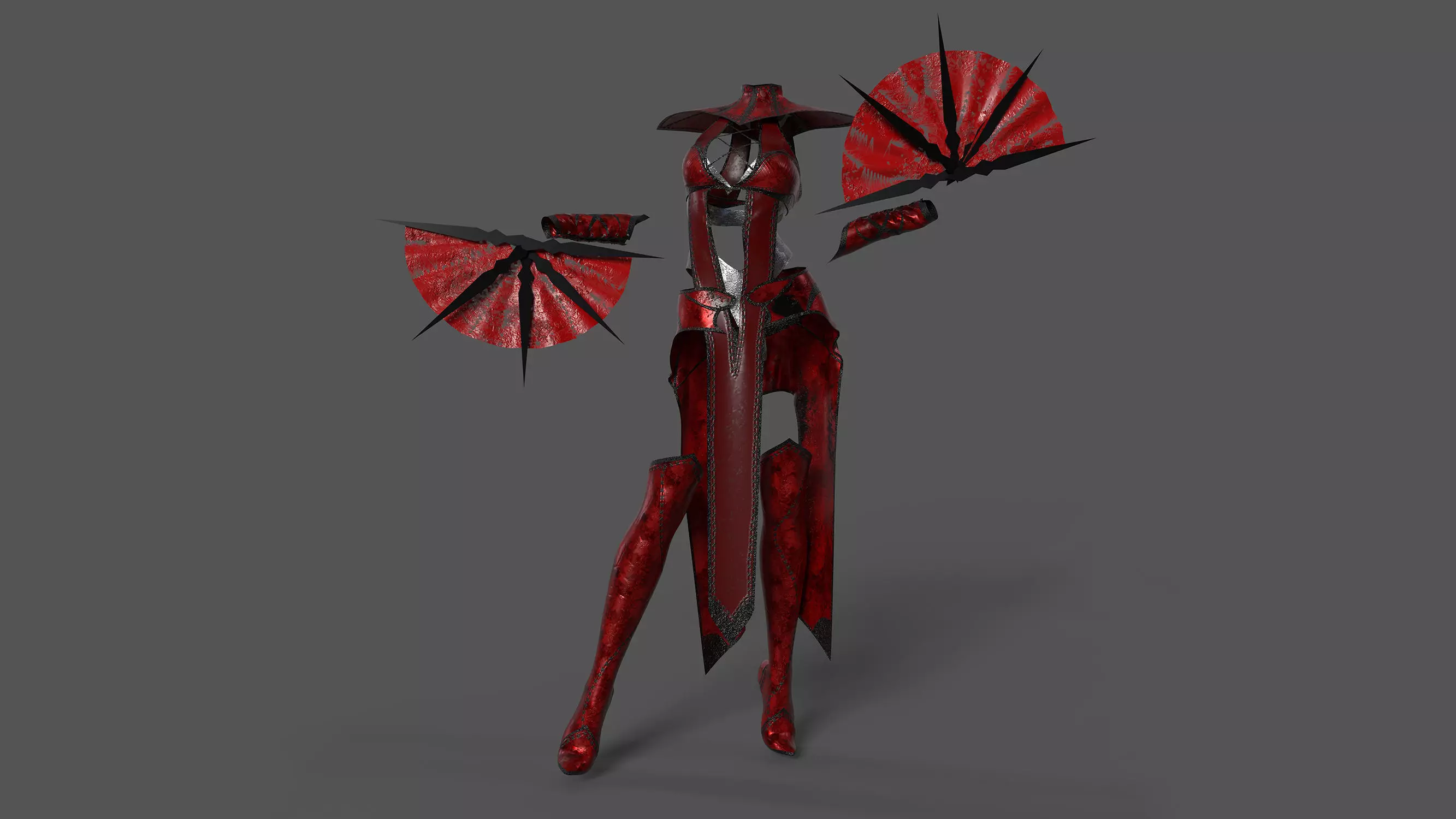 Female Outfit 3D model_1
