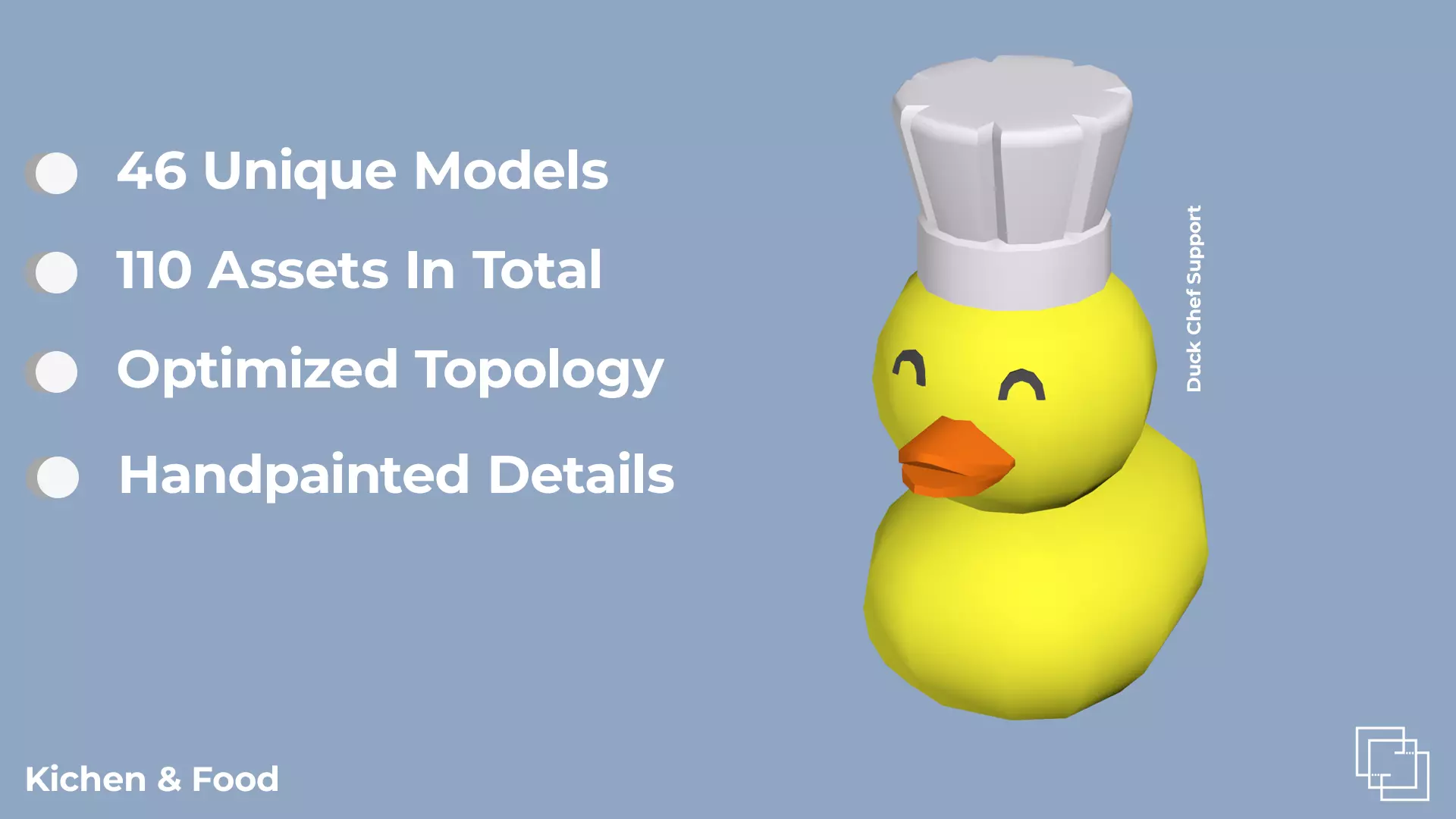 Kitchen and Food - Low Poly House Items Low-poly 3D model_5