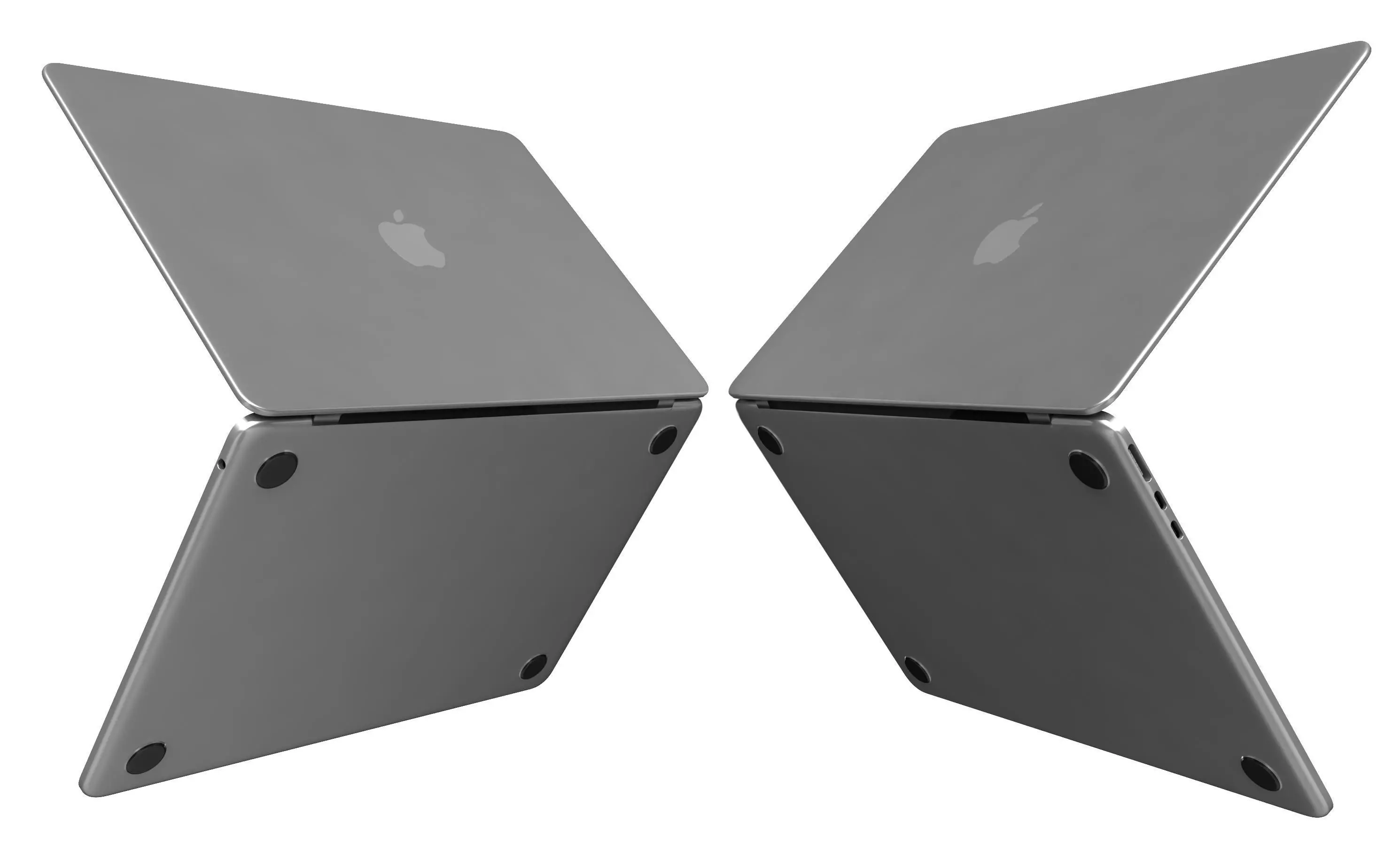 Apple MacBook Air 15 2024 White 3D model_1