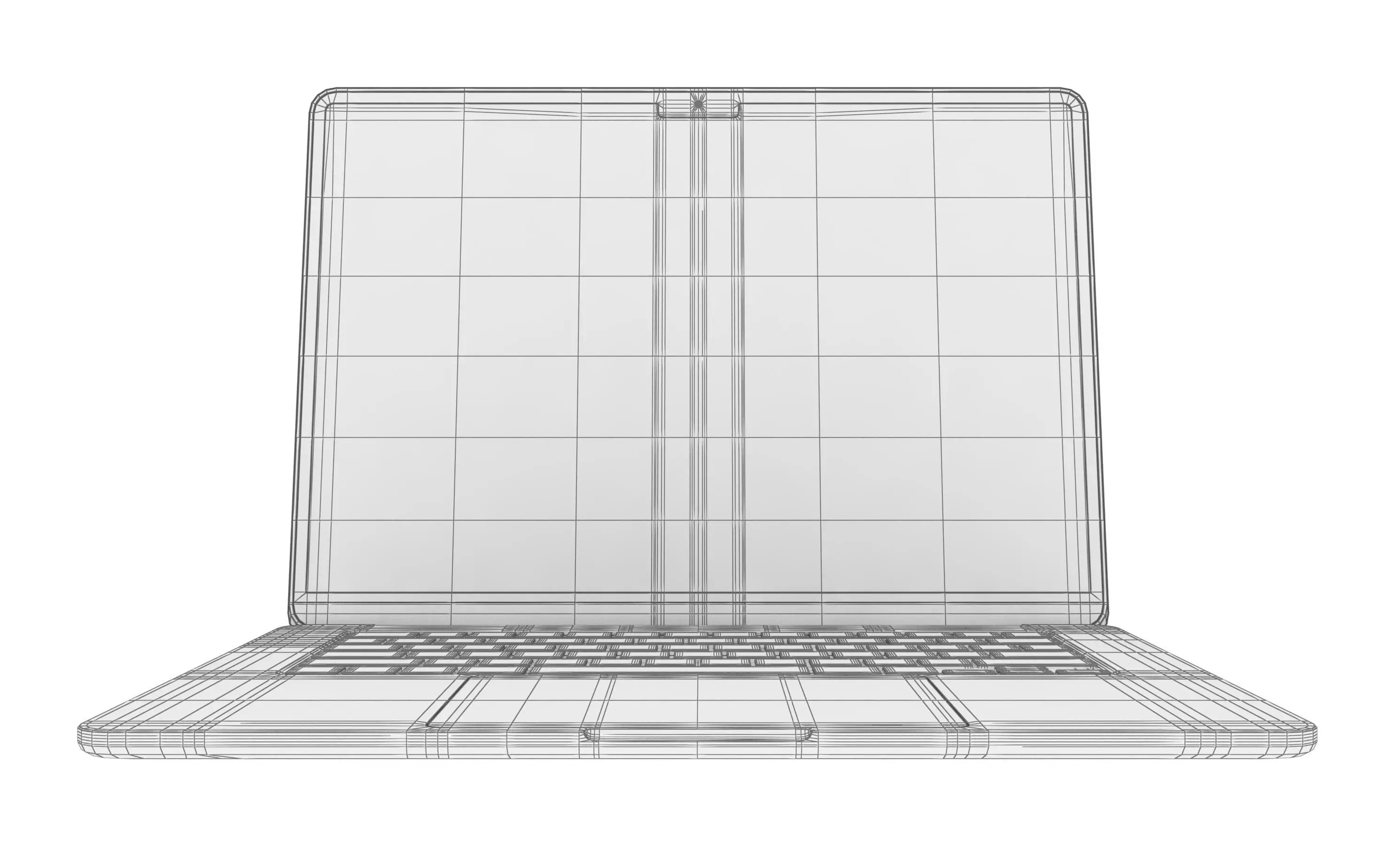 Apple MacBook Air 15 2024 White 3D model_8