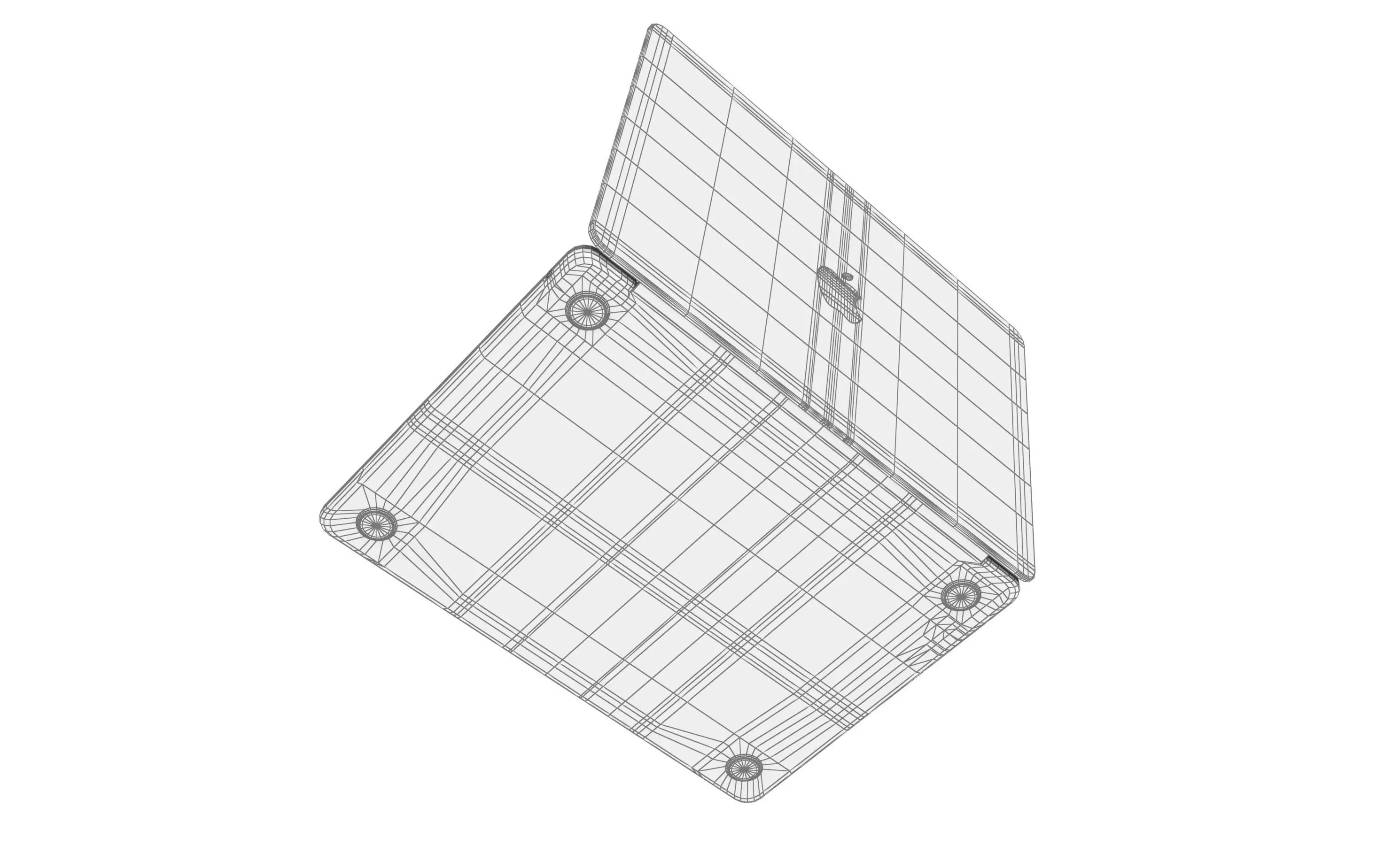 Apple MacBook Air 15 2024 White 3D model_16