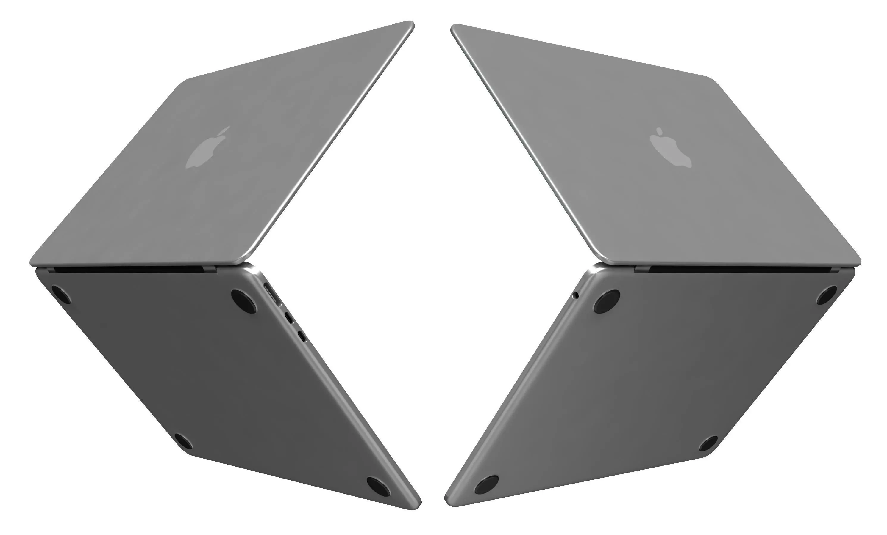 Apple MacBook Air 15 2024 White 3D model_24