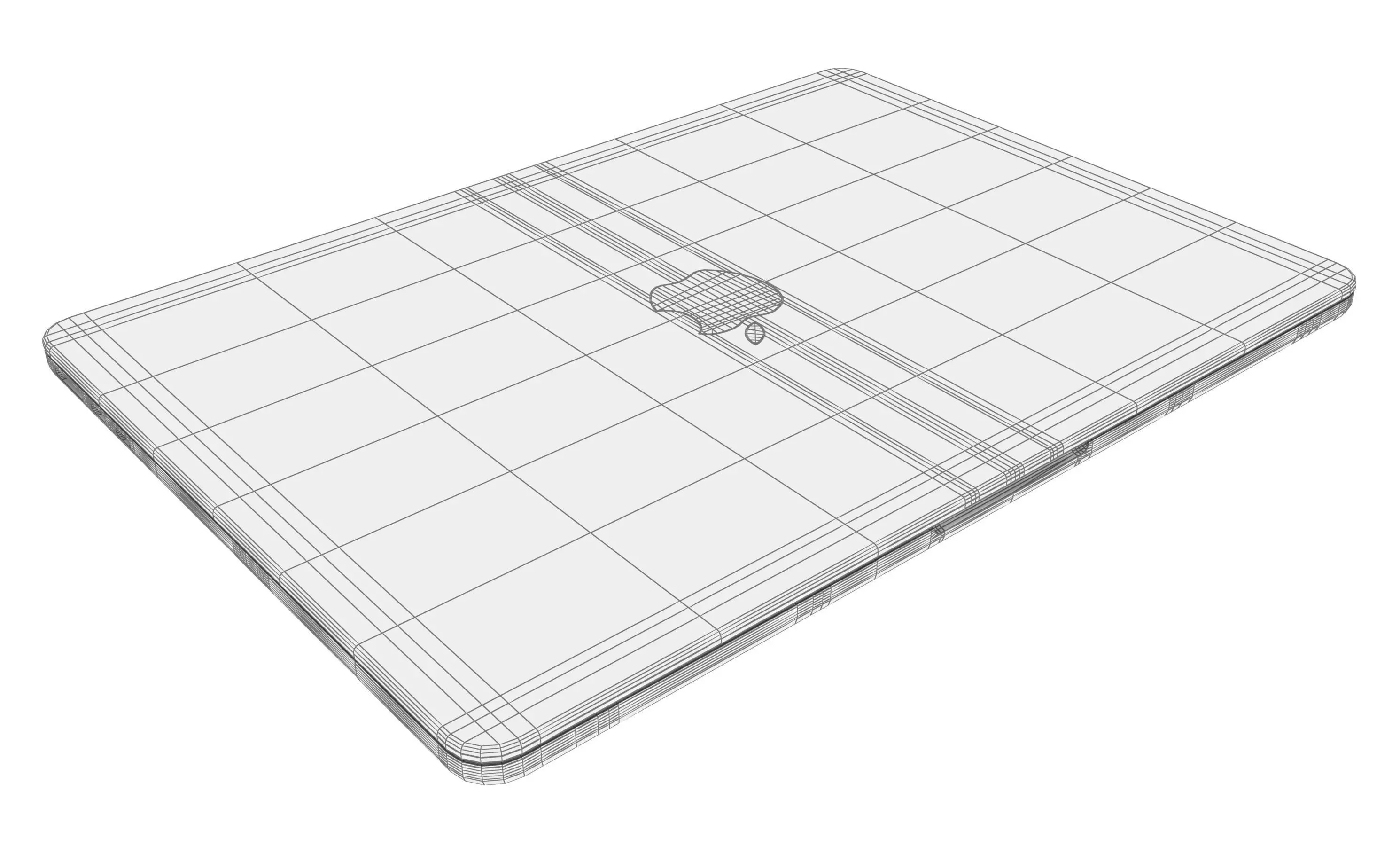 Apple MacBook Air 15 2024 White 3D model_18