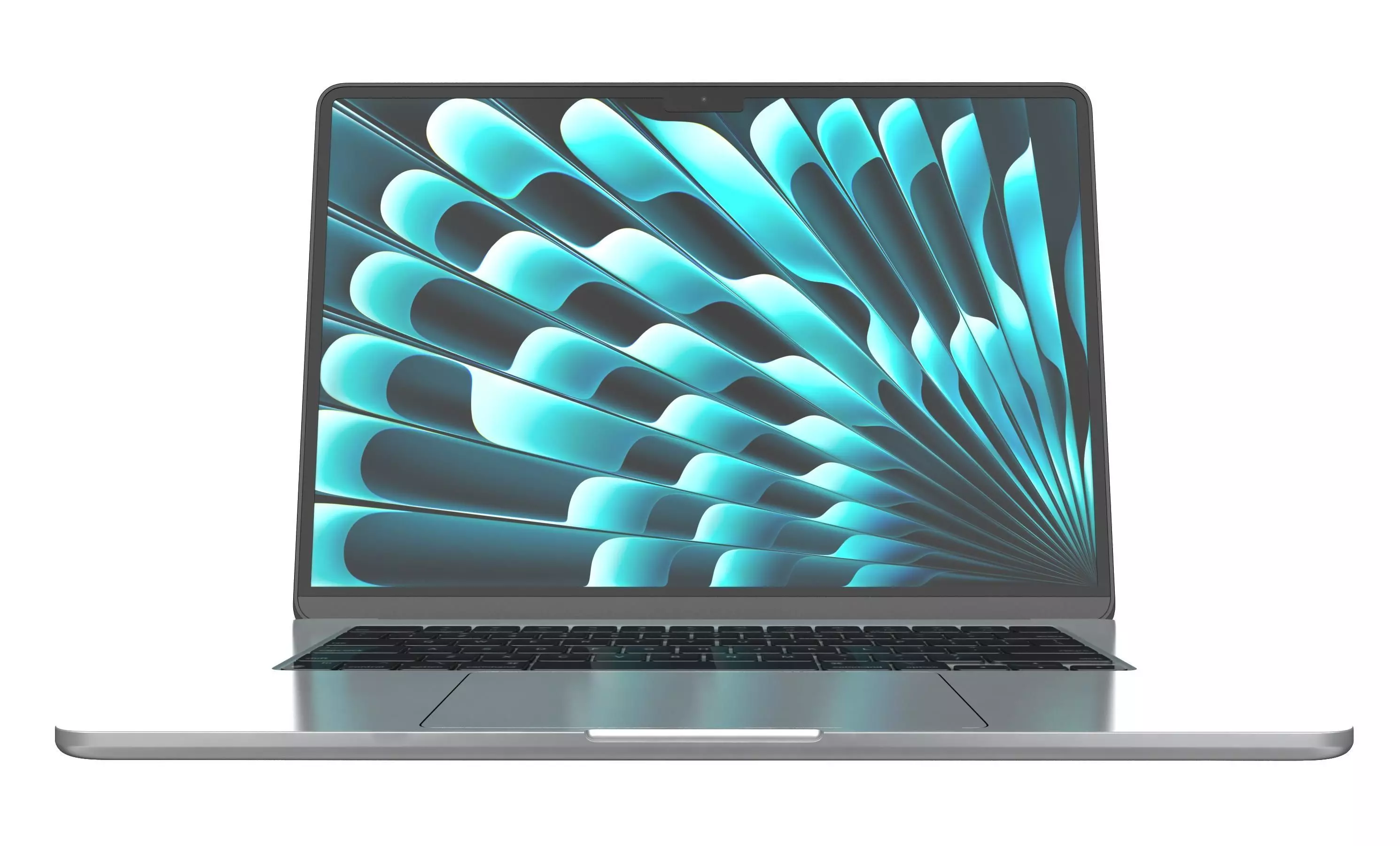 Apple MacBook Air 15 2024 White 3D model_3