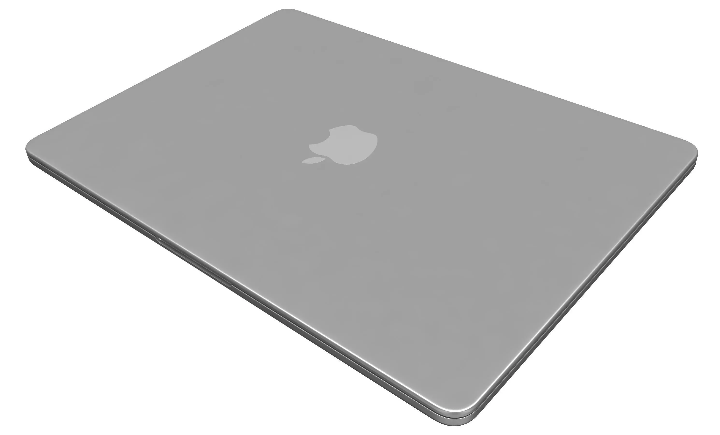 Apple MacBook Air 15 2024 White 3D model_5