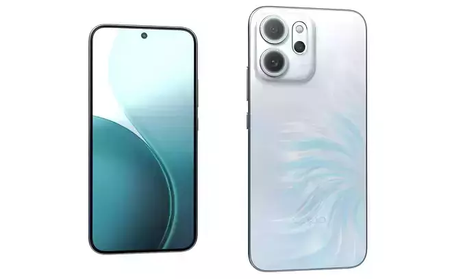 Oppo Reno14 F Blue 3D model