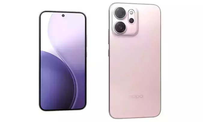 Oppo Reno14 F Pink 3D model