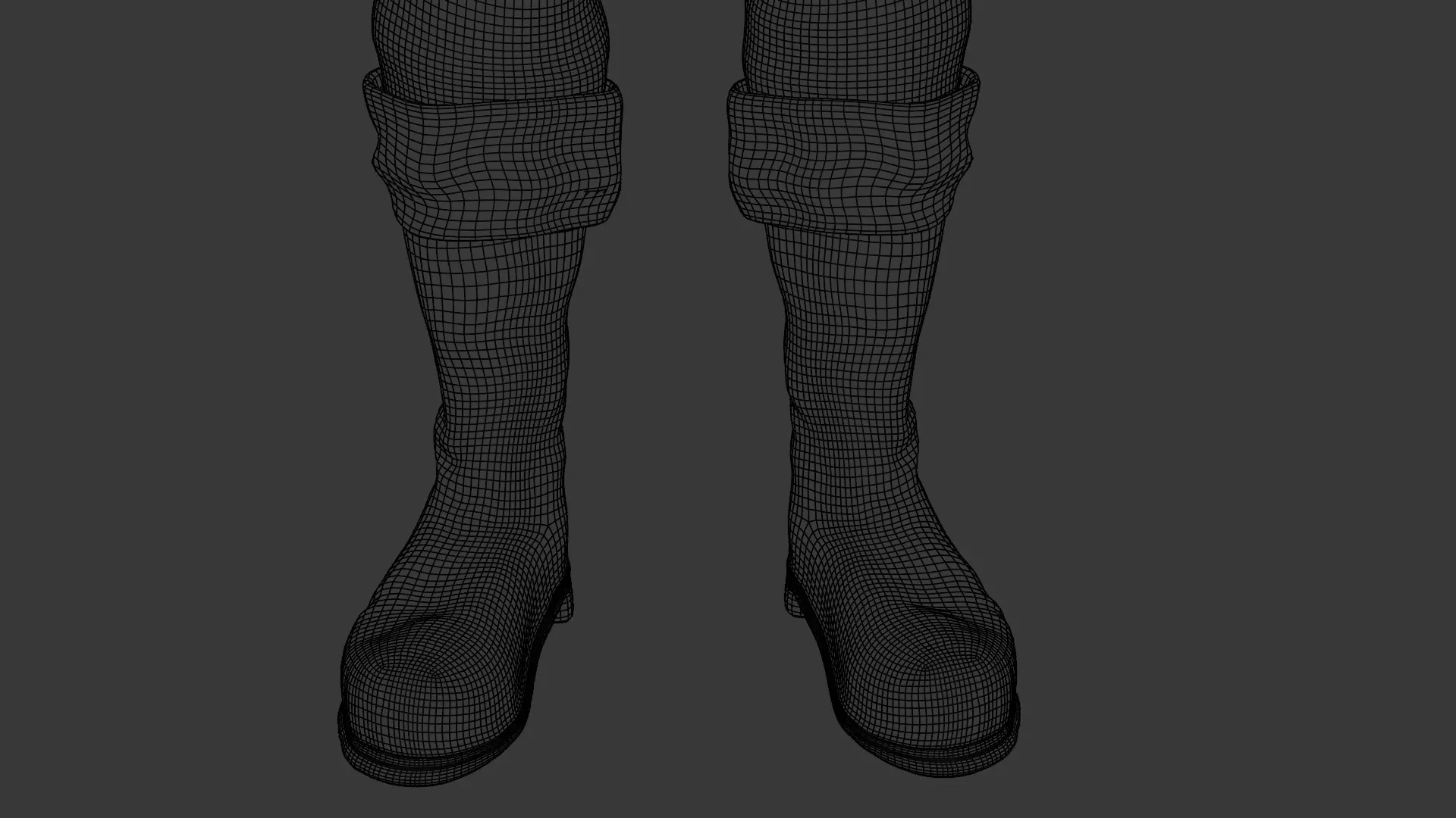 High-Quality Orc Female Warrior 3D model_27