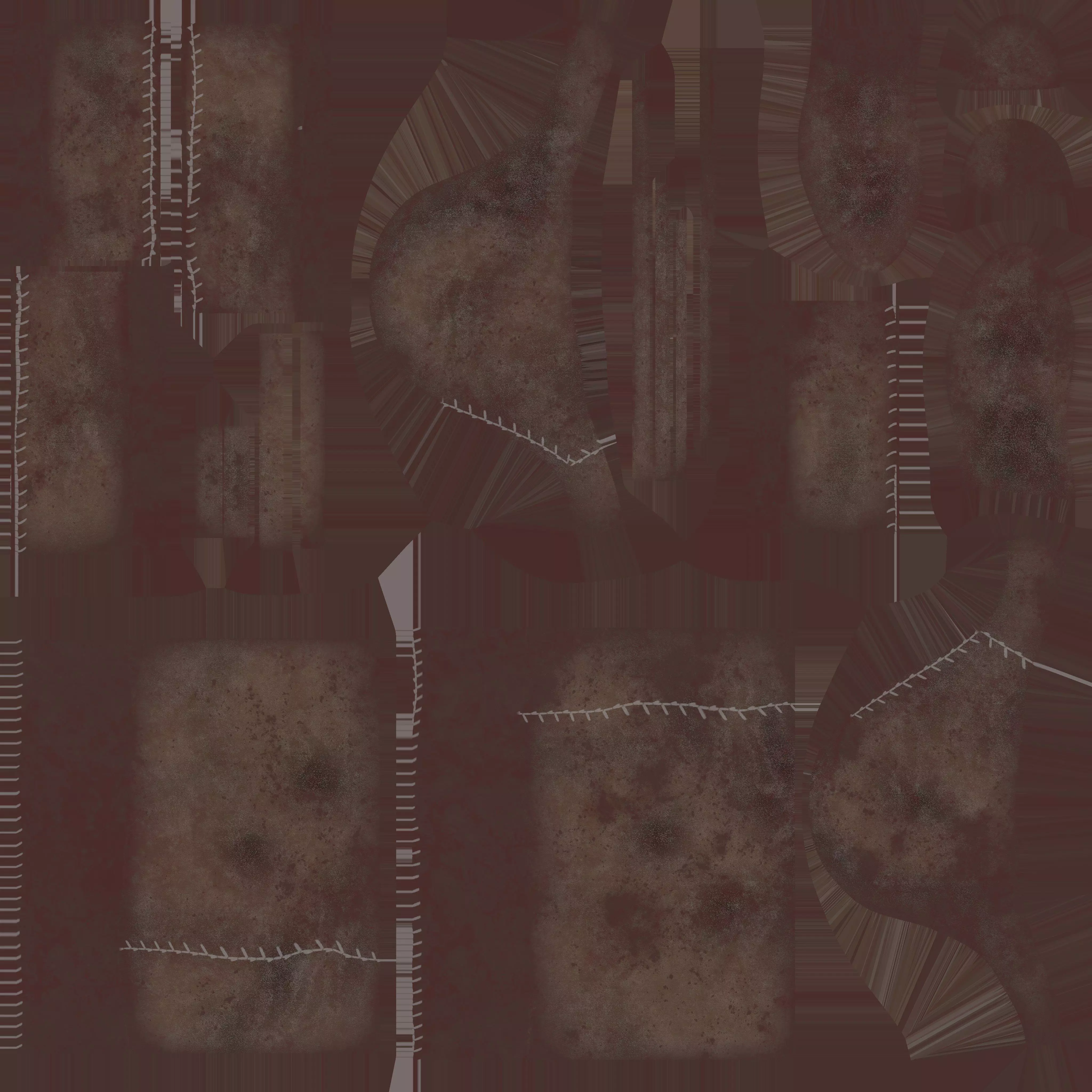 High-Quality Orc Female Warrior 3D model_40