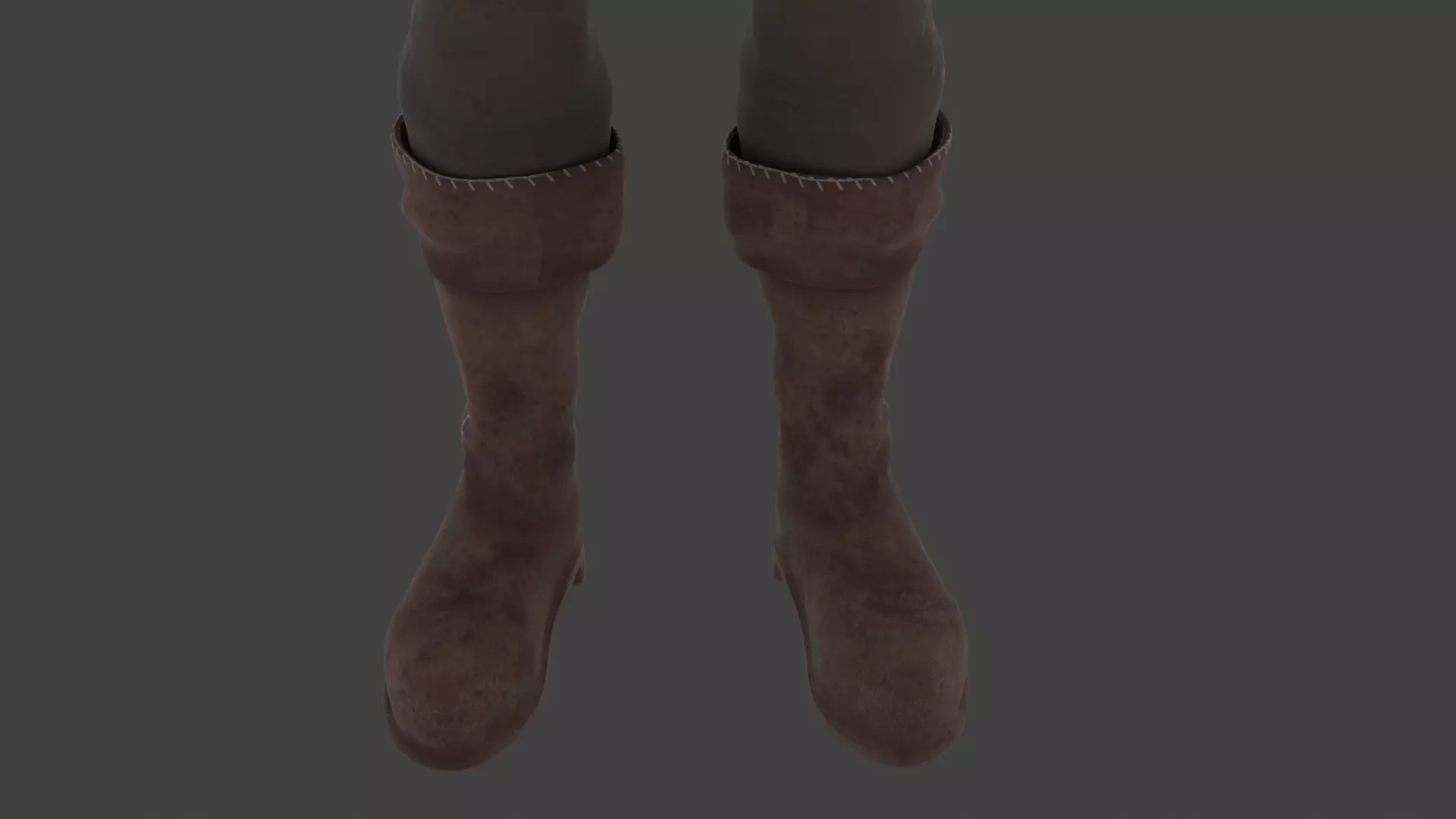 High-Quality Orc Female Warrior 3D model_11