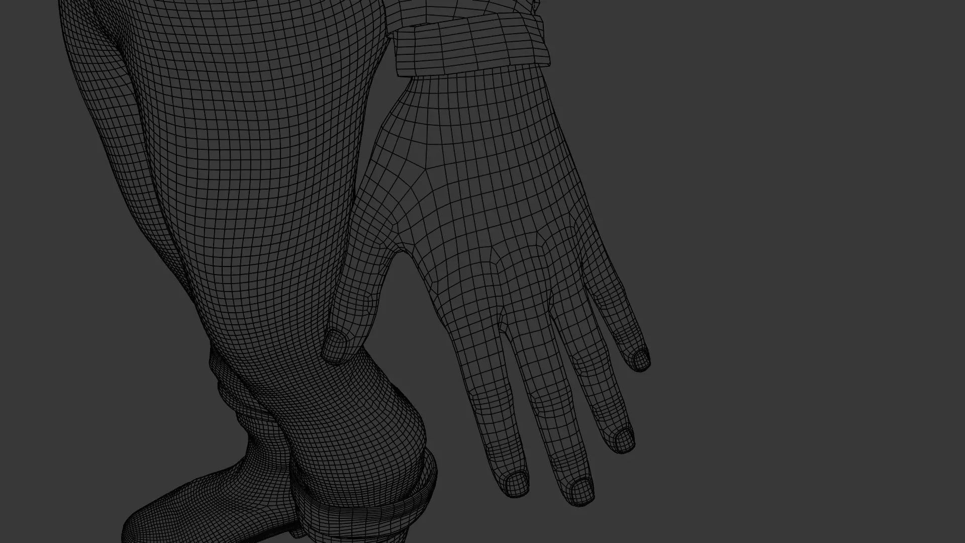 High-Quality Orc Female Warrior 3D model_26