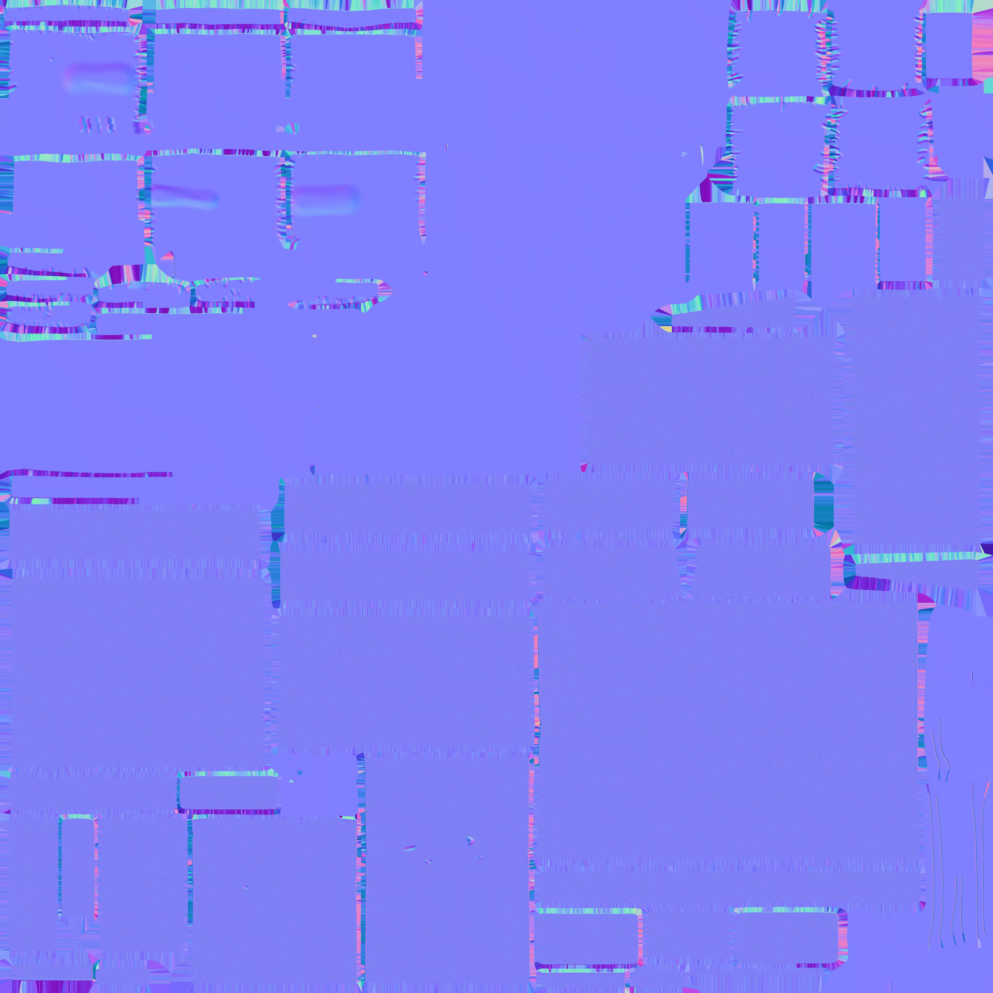 3 seater sofa grey Low-poly 3D model_3