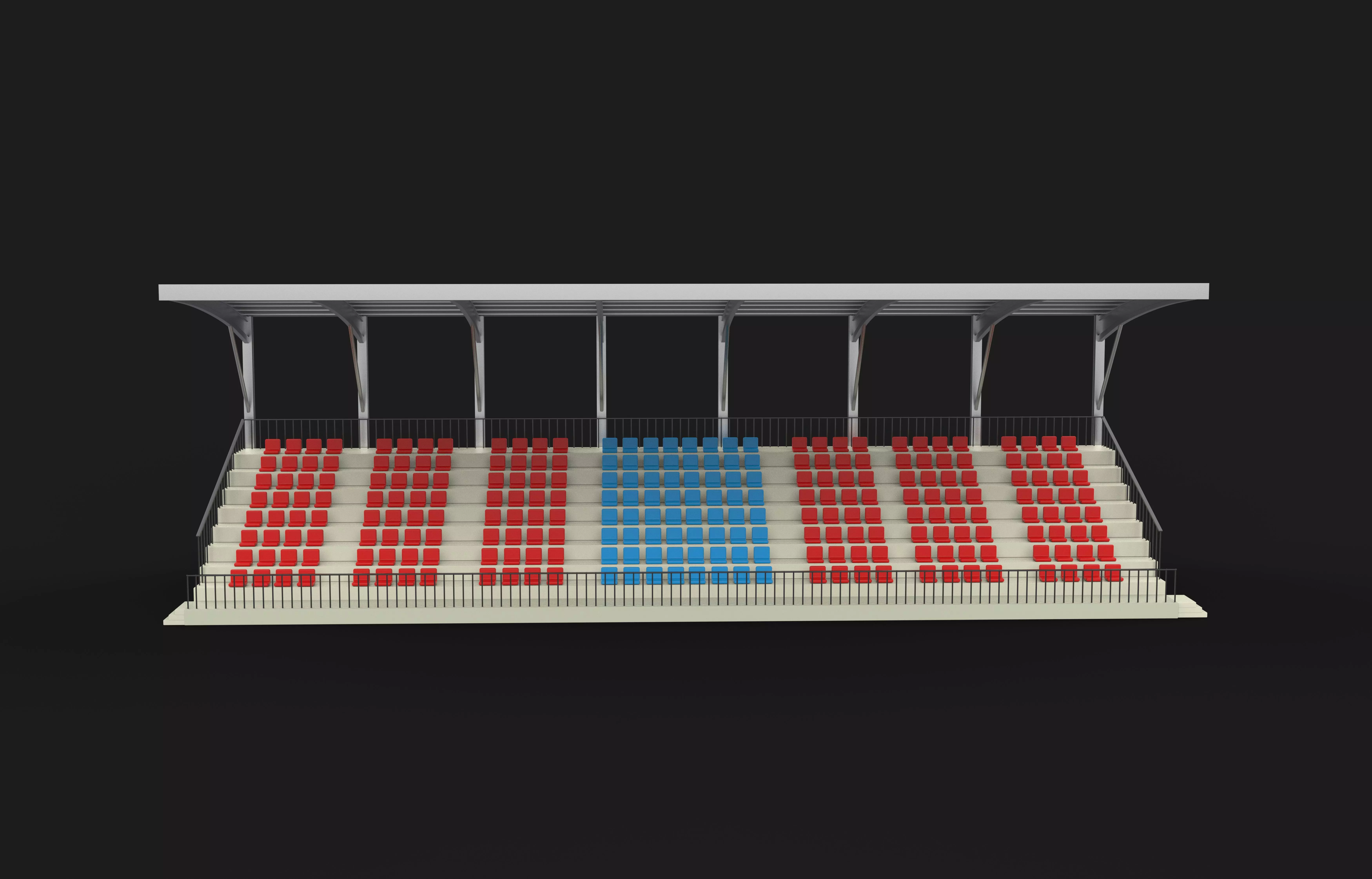 Grandstand 3D model_12