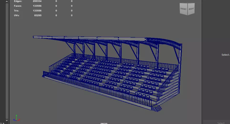 Grandstand 3D model_15