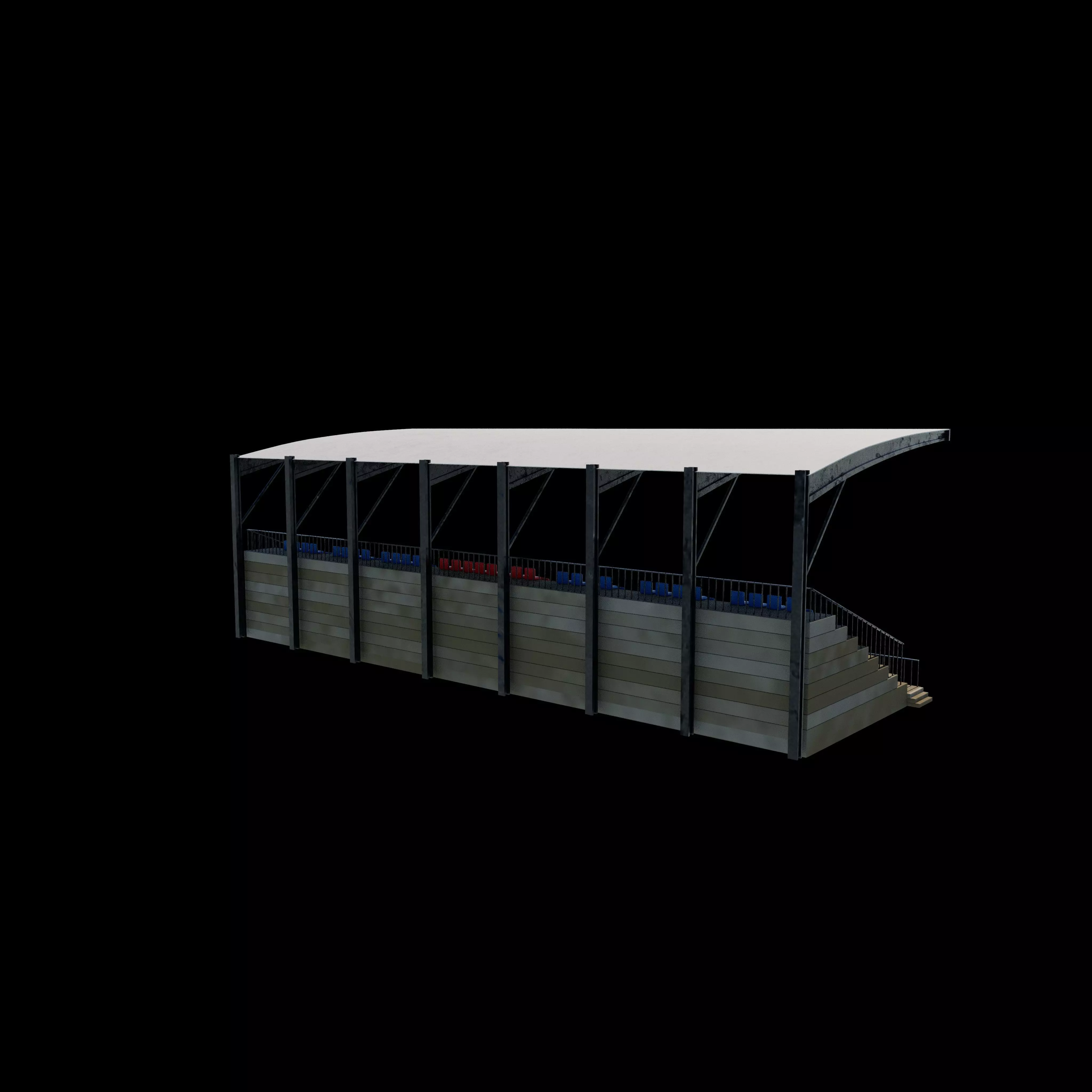 Grandstand 3D model_9