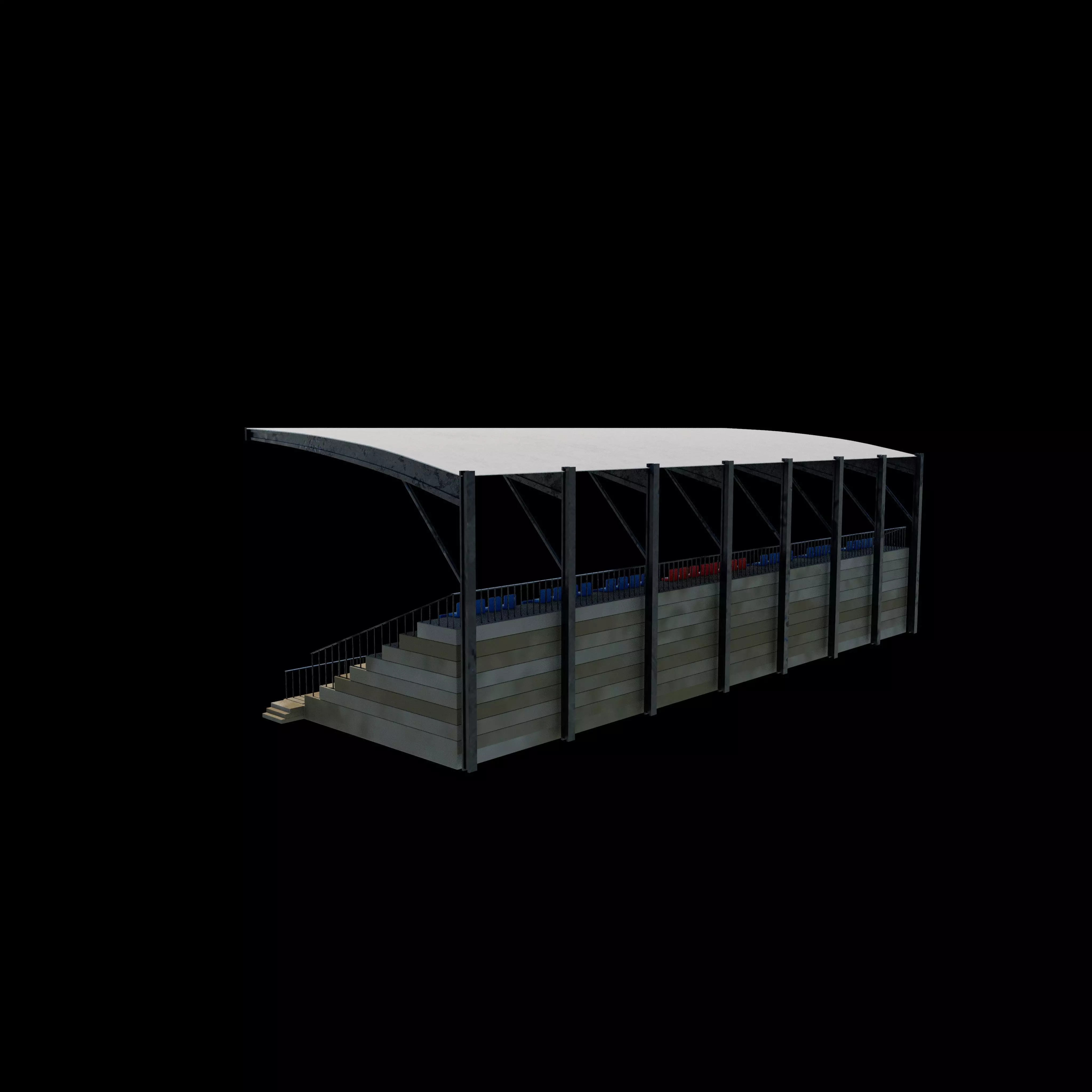 Grandstand 3D model_10