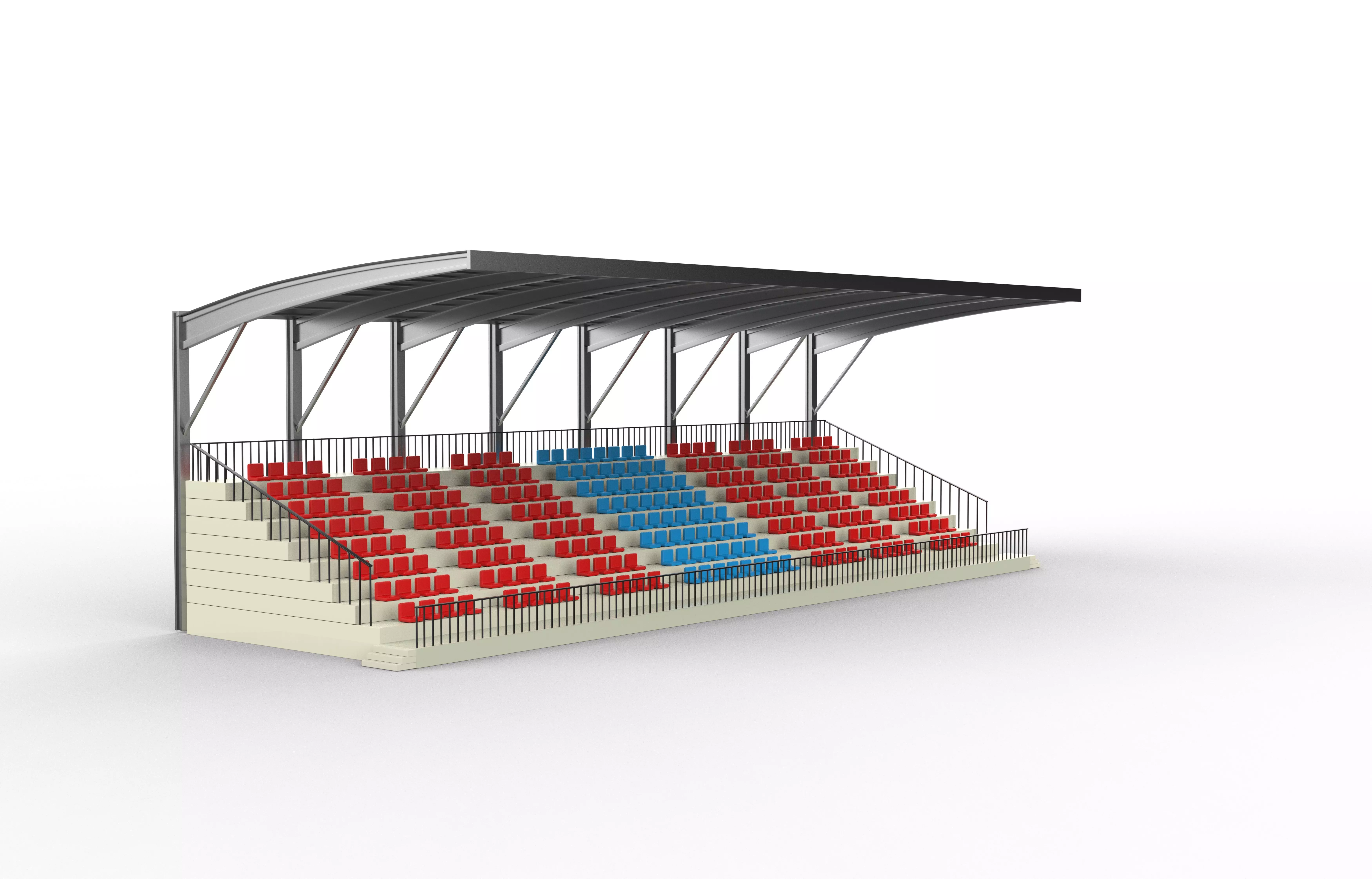Grandstand 3D model_6