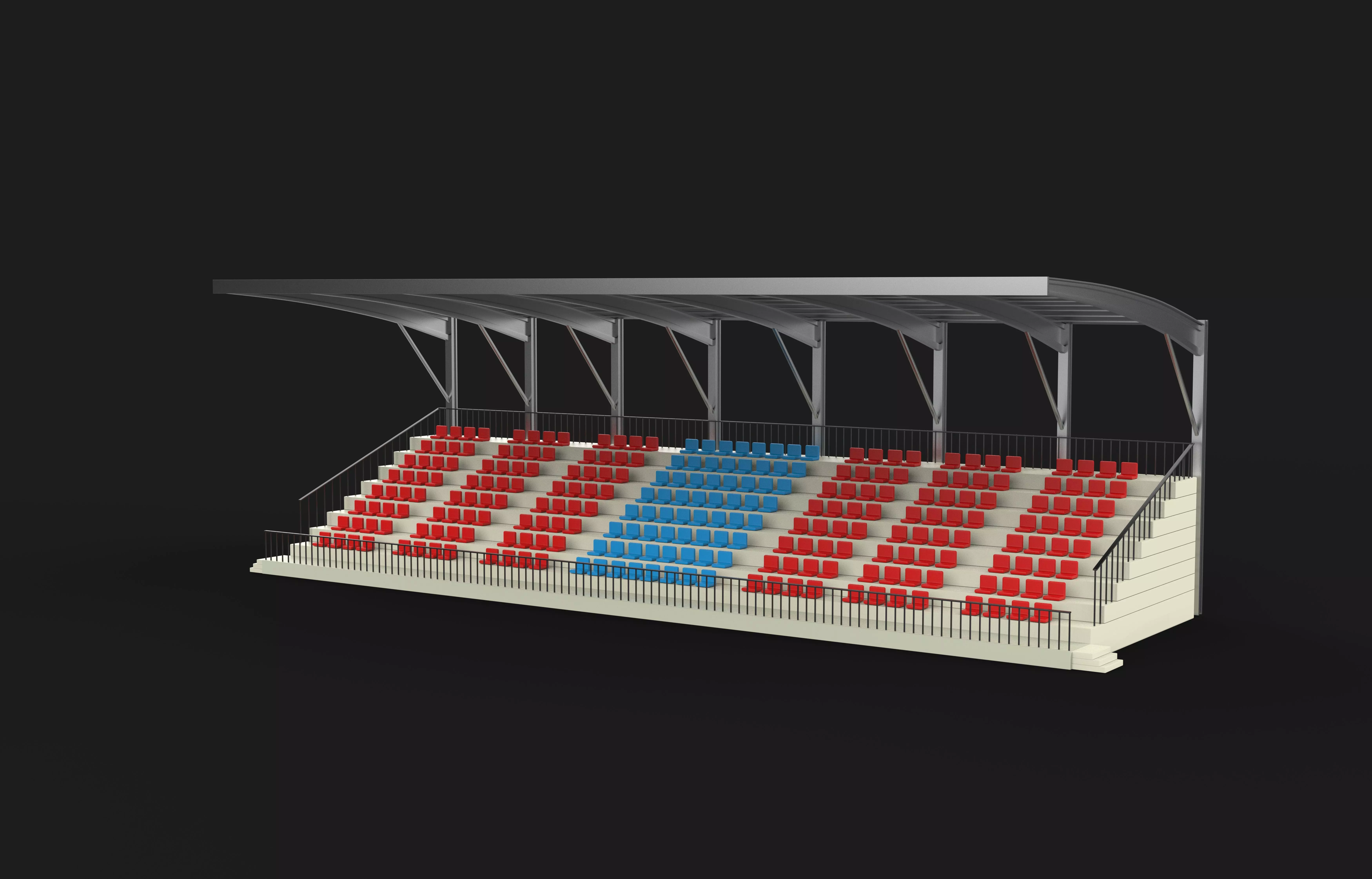 Grandstand 3D model_13
