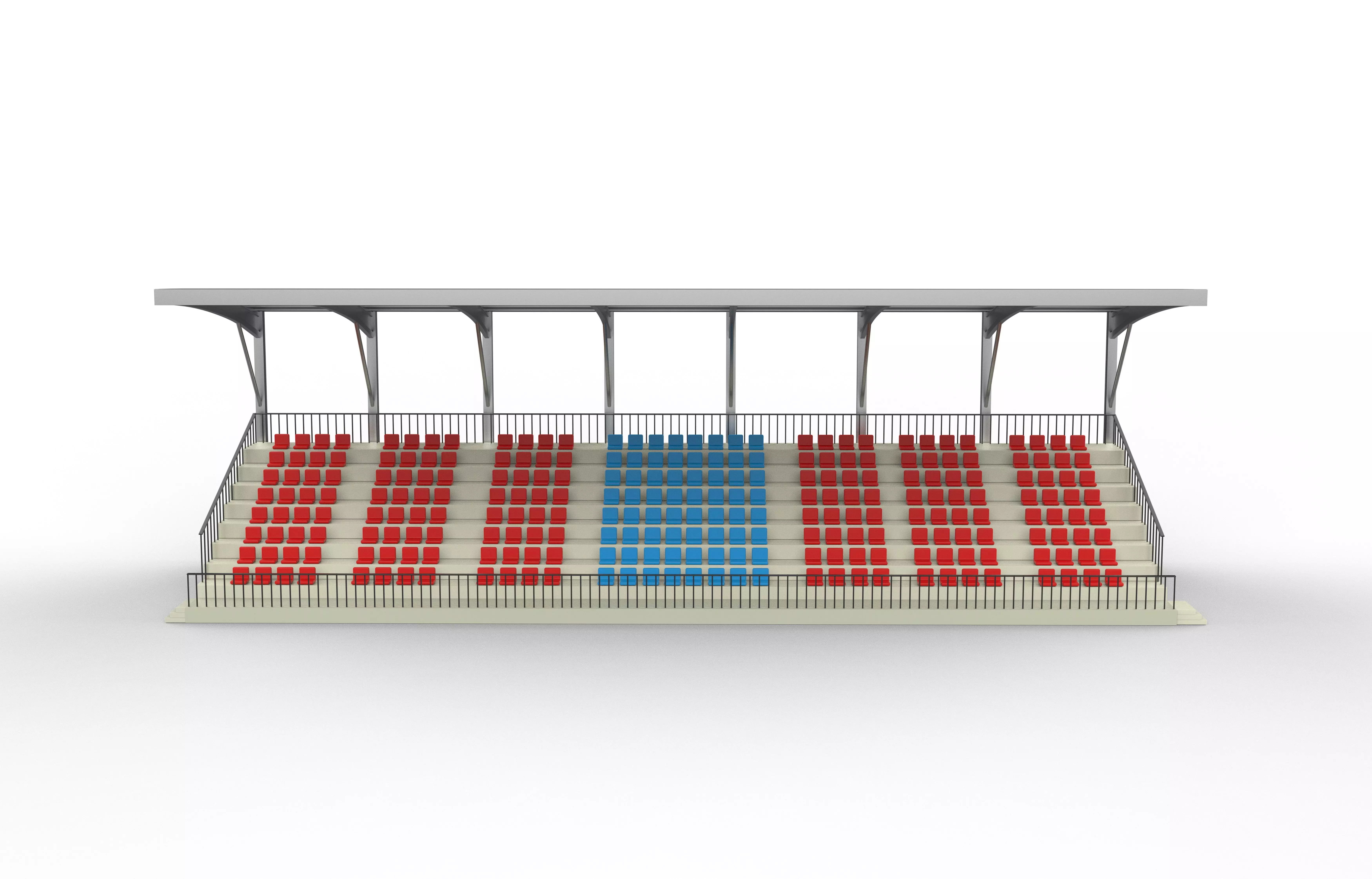 Grandstand 3D model_4