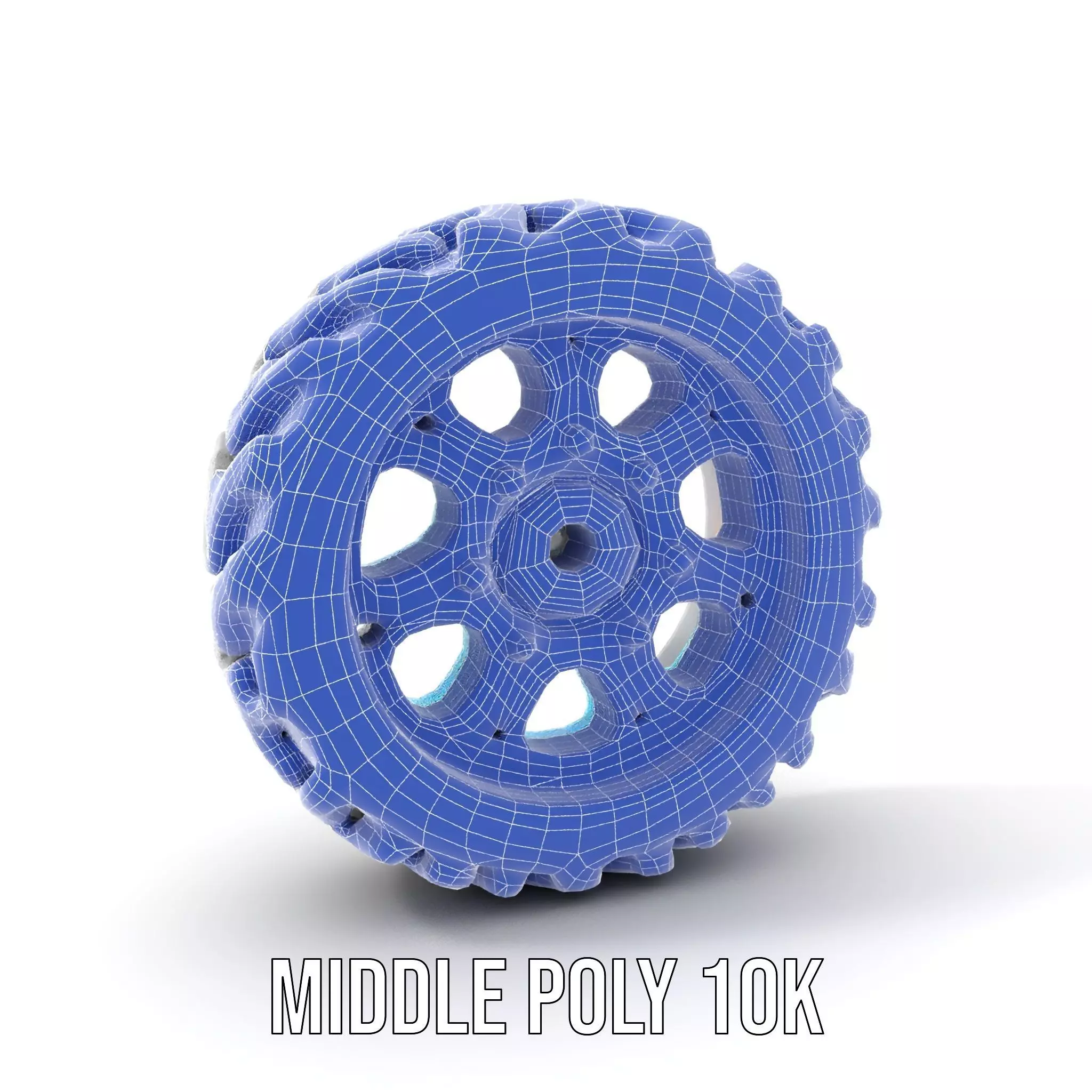 Heavy Duty OffRoad Wheel Model Pack Low-poly 3D model_20