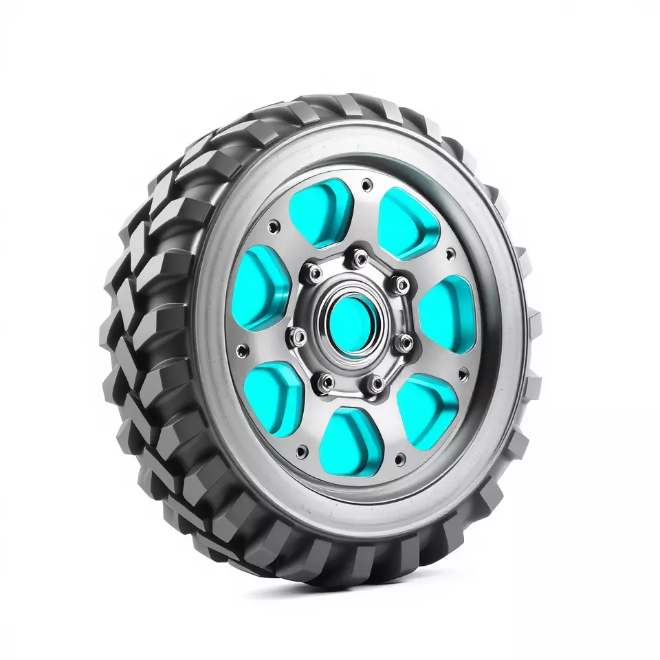 Heavy Duty OffRoad Wheel Model Pack Low-poly 3D model_3