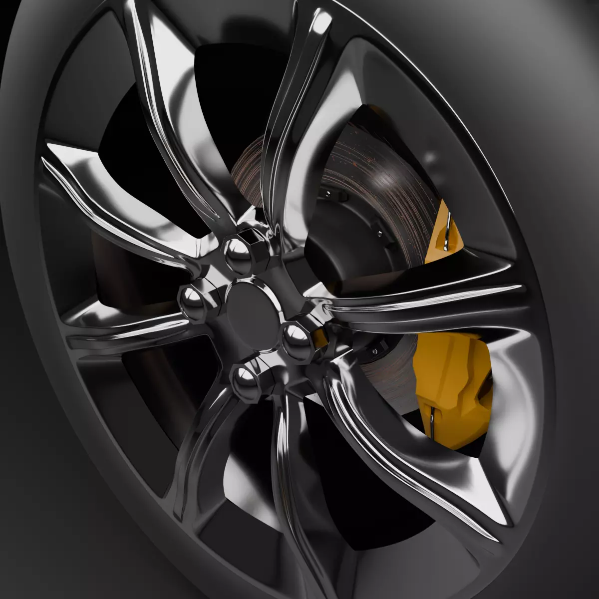 Wheel 3D model_3