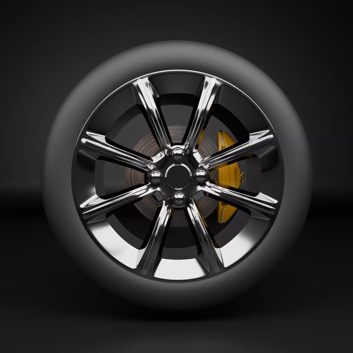 Wheel 3D model_1