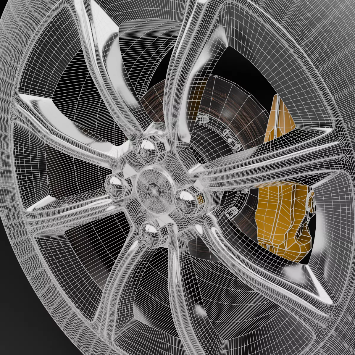 Wheel 3D model_7