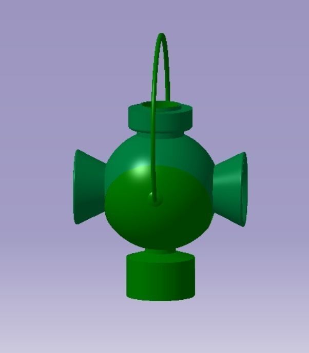Green lantern 3D print model_3