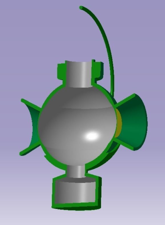 Green lantern 3D print model_2