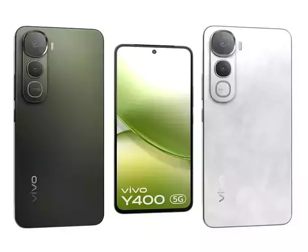 Vivo Y400 4G Dynamic Green And Pearl White