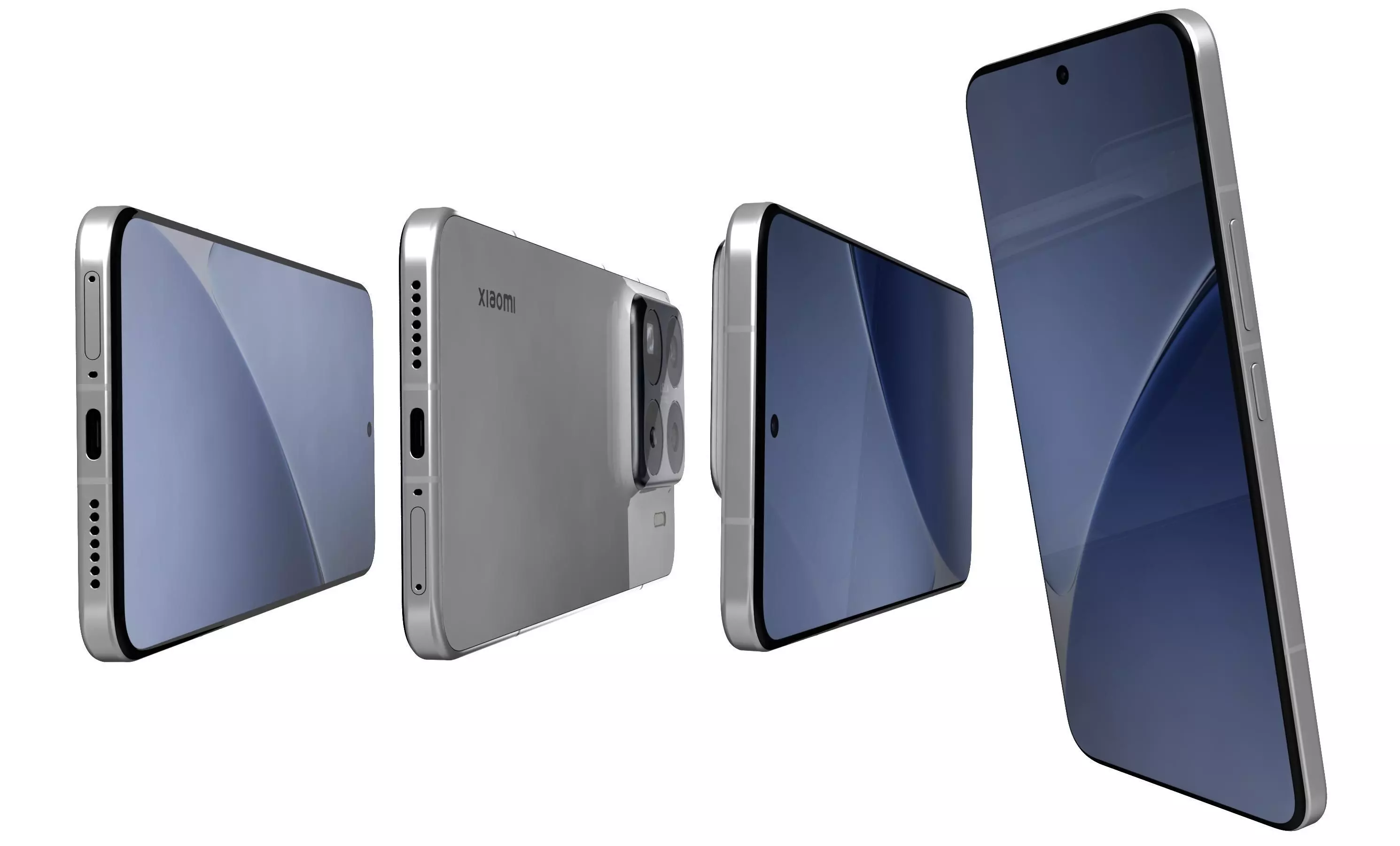 Xiaomi 15 Pro White 3D model_10