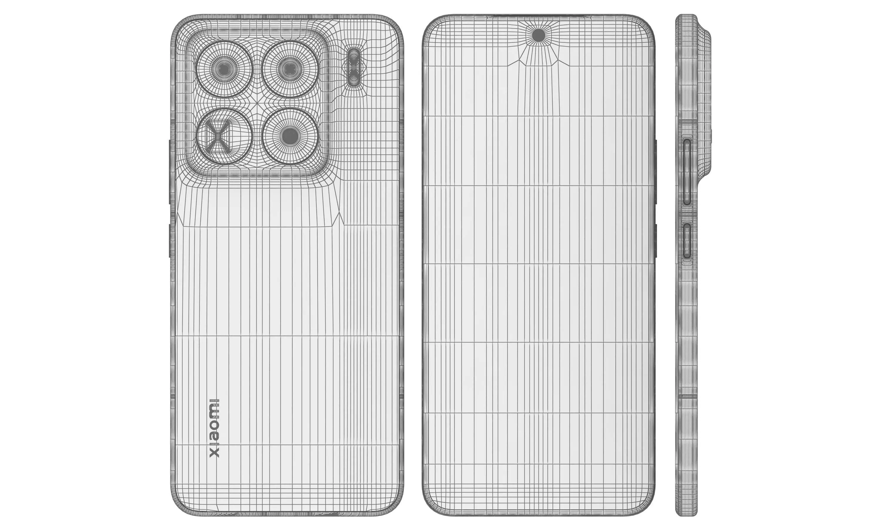 Xiaomi 15 Pro White 3D model_14