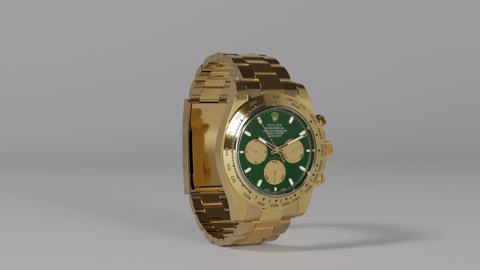 Rolex Daytona Luxury Watch Collection Low-poly 3D model_6