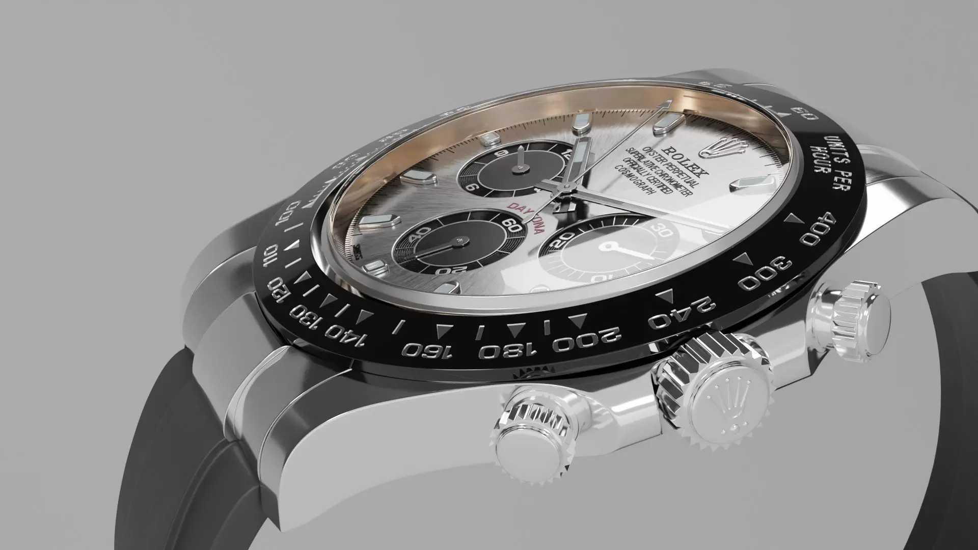 Rolex Daytona Luxury Watch Collection Low-poly 3D model_10