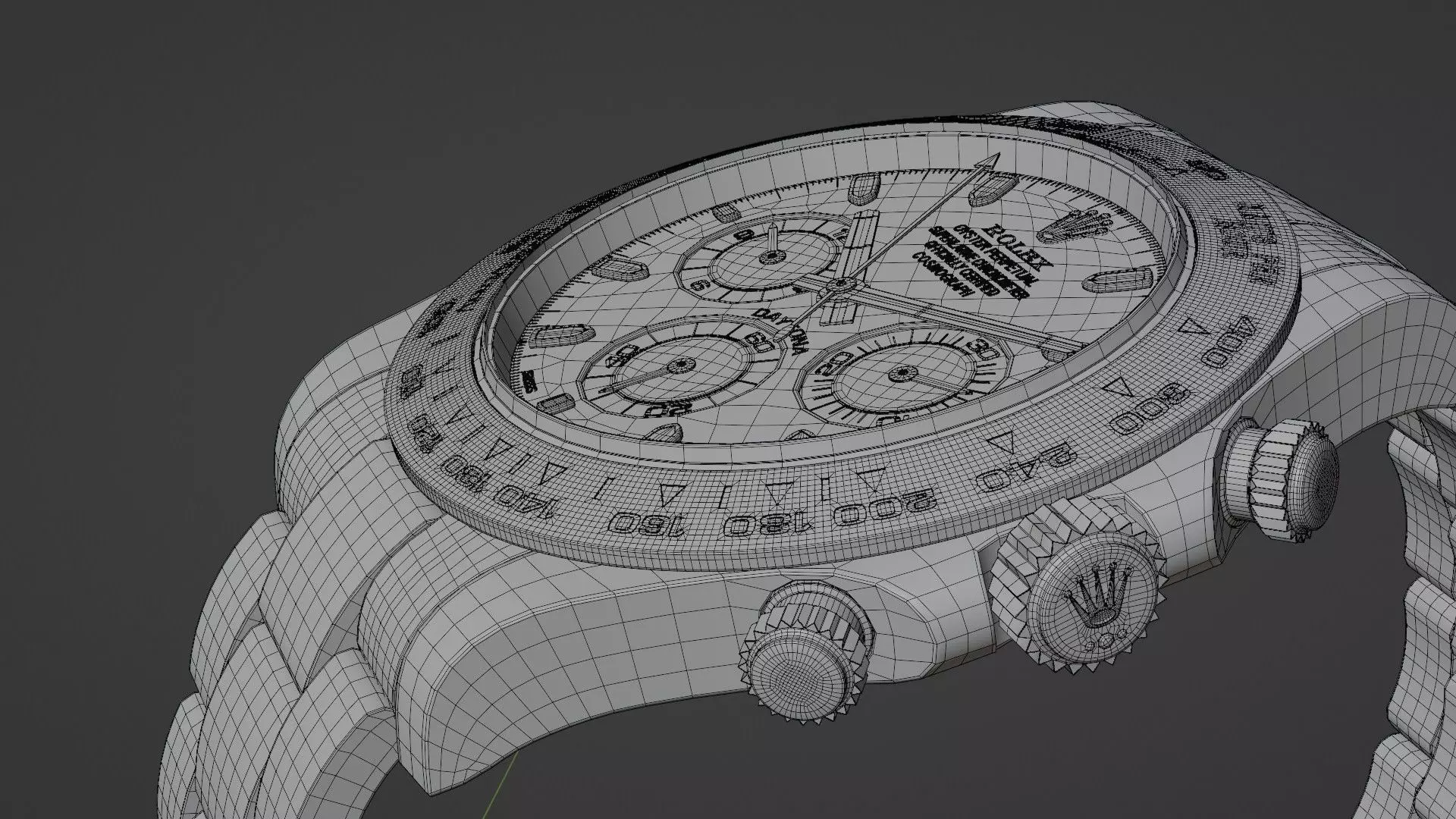 Rolex Daytona Luxury Watch Collection Low-poly 3D model_16