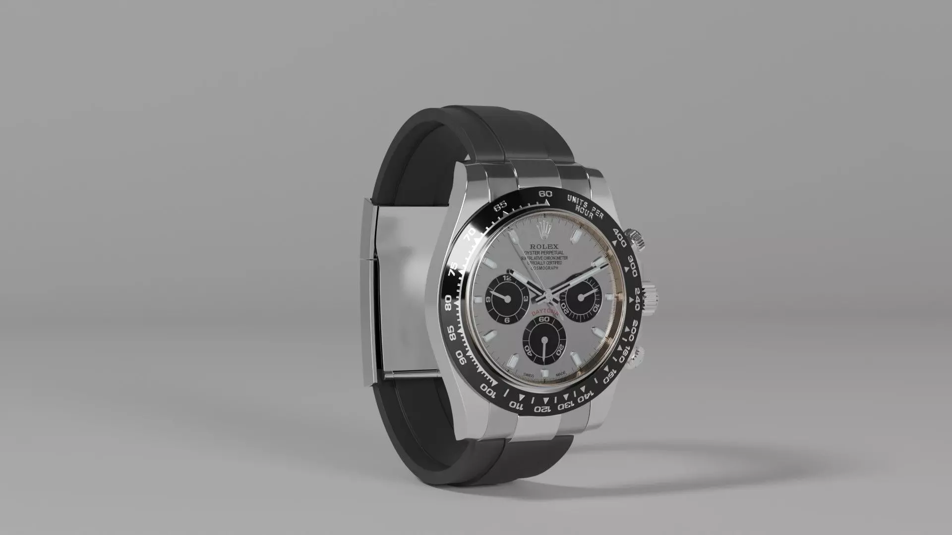 Rolex Daytona Luxury Watch Collection Low-poly 3D model_2