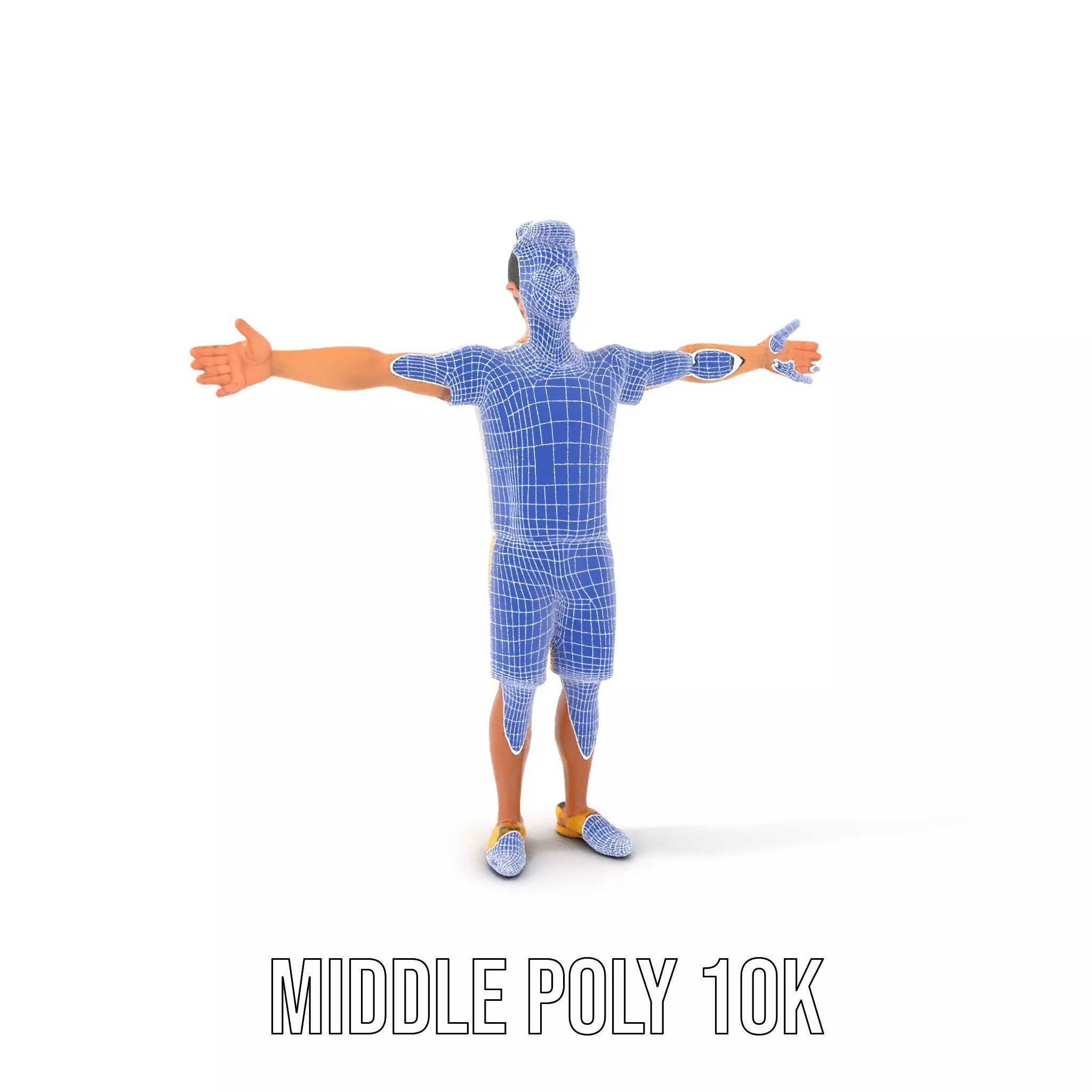 Animated Character Model Pack  Casual Outfit Low-poly 3D model_10