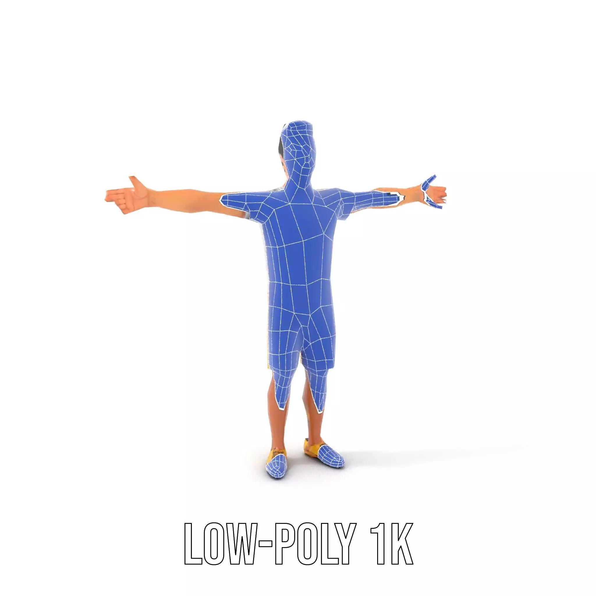 Animated Character Model Pack  Casual Outfit Low-poly 3D model_25