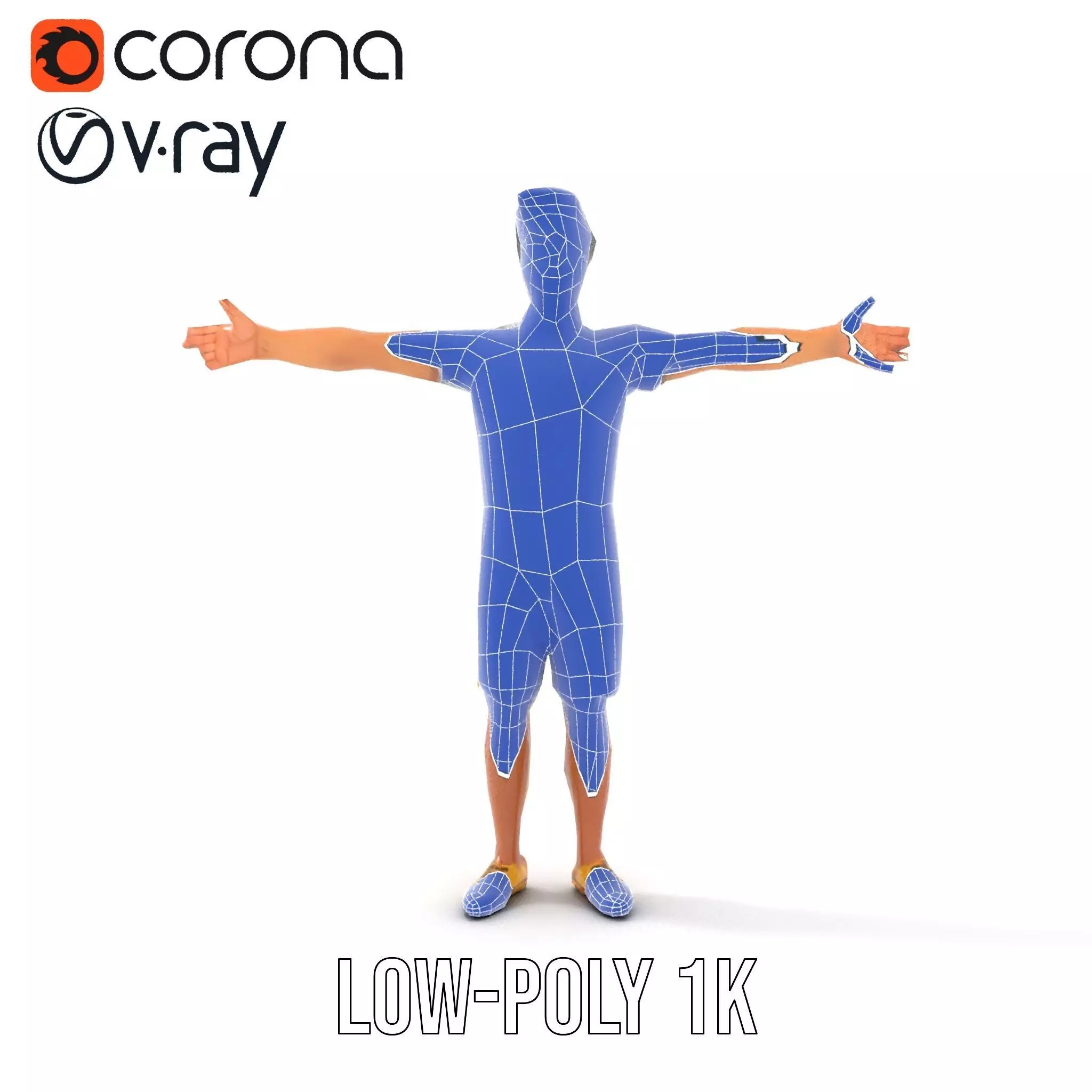 Animated Character Model Pack  Casual Outfit Low-poly 3D model_31